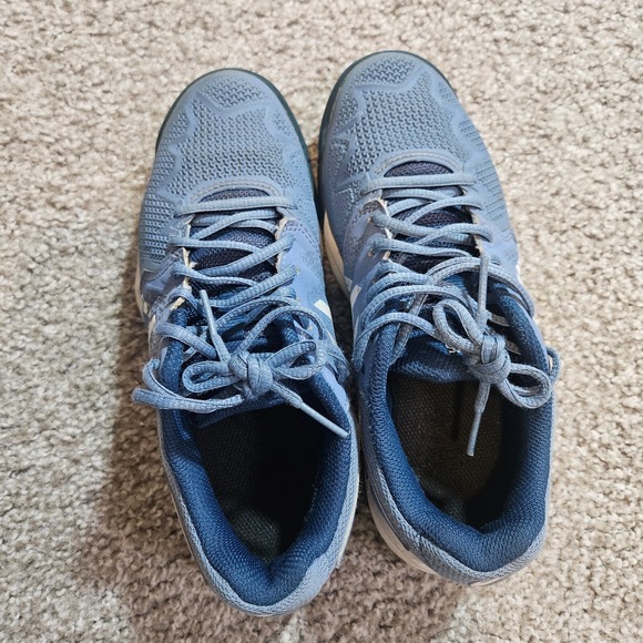 ASICS Gel Resolution 8 GS Blue Harmony White 1044A018 US Size 4 Kids - Picture 7 of 10